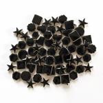 STEEN MOSAIC Ceramic 15mm Mixed Shape Black