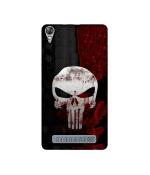 Casotec Punisher Skull Design Printed Silicon Soft TPU Back Case Cover for Micromax Canvas Fire 6 Q428