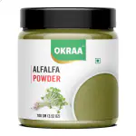 OKRAA Alfalfa Grass Powder (NATURAL ALFALFA )- 100 GM