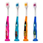 Buddsbuddy Robo Cartoon Kids Soft Bristles Toothbrush (Pack of 4) (2+ Y), Multicolour