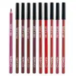 MARS Matte Lip Liner Set of 10 | One Swipe Smooth Application | Long Lasting & Travel Friendly Lip Pencil | Multicolor | Set-A (1.4g x 10)