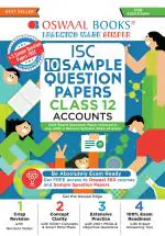 Oswaal ISC Sample Question Papers Class 12 Accounts for 2023 Board Exam (based on the latest CISCE/ICSE Specimen Paper)