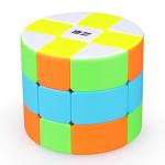 Kiditos QiYi Cylinder 3x3x3 Stickerless High Speed Cube, Smooth Turning Barrel Cube Puzzle