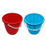 Jaycee Red And Blue Plastic Bucket - 16 L (Pack Of 2)