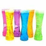 ECLET Non Toxic Crystal Slime Jelly with Stars in a Bottle (Pack of 4)