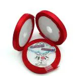 CRAFT WAFT CLOUDED HOBBIES 1/4 INCH Thin Satin Ribbons 3 Reel 30 MTRS Pack DIY Craft Decor Ribbon (RED)