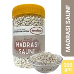 Freshana White Madrasi Saunf 200G Pure and Premium Peppermint Mukhwas Mouth Freshener