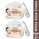 LIOSA, whitening cream, fairness cream, for all types of skin, natural touch of whitening skin, UV Protect Hydration for all skin face cream, pack of 2 (50 ml)