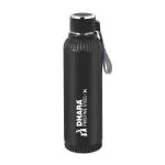 Dhara Stainless Steel Quench Inner Steel Insulated Water Bottle 700ml Black | Hot and Cold | Leakproof | Airtight | Easy to Carry | Inner Steel Outer Plastic Water Bottle