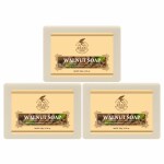 Khadi Ark Natural Walnut Bath Soap|Herbal Soap|Natural Soap|Khadi Soap|Organic Soap for Men & Women 125gm Pack of 3