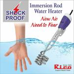 Rico 1500-W Metal Water Heater Immersion Rod, White