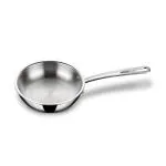 Stahl Triply Stainless Steel Artisan Frypan without Lid, 4438, 18cm, 0.9 Liters