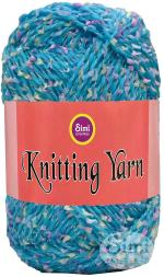Simi Enterprise Azure Wool Yarn Mala Ball Wool, Hank Hand Knitting Wool, Art Craft Soft Fingering Crochet Hook Yarn, Needle Knitting Yarn Thread Dyed-A Art-Adac, 400 G