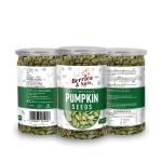 Berries & Nuts Premium Pumpkin Seeds | 600 Grams | 3 Bottle of 200 Grams