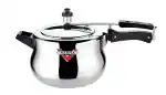 VARNA STAINLESS STEEL Induction Bottom Aluminium Pressure Cooker I Supreme 5 Litre I Inner lid