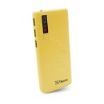TP TROOPS 2.1A 3-USB Port Power Bank 12000mAH Battery Charger PVBA Flashlight for Cell Phone DIY Universal Portable (YELLOW)