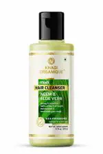 Khadi Organique Natural Aloevera Hair Shampoo for Hair Fall & Dandruff | Khadi Shampoo for Women & Men | 210 ml