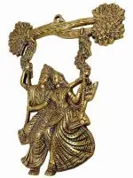 pujaNpujari Radha Krishna Jhula Wall Hanging for Home Decor
