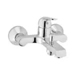 JAQUAR CONTINENTAL PRIME Series Normal Flow Exposed Part Kit 2 WAY DIVERTER (Chrome), COP-119PM | Connections - Only to Spout & Hand Shower | Wall Mounted, Knob Selector With Button