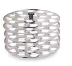 Dynore Stainless Steel Mini Idli 5 Plates Idli Stand/Idli Maker Makes 90 Mini Idlis at Once