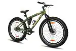GANG JERIKO Front Suspension Dual Disc Brake Single Speed 26T (Frame Size : 16.5 Inches) Mountain/Hardtail Cycle (Green)