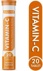 Naturewell Vitamin C 1000Mg Effervescent Tablet For Glowing Skin, 20 Tablets