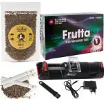 Royal Swag Combo Pack Automatic Electric Cigarette Injector Rolling Machine With Cigarette Tube Frutta Flavour Filter 100 count Tube And Premiun Herbal Mixture 30 gram