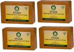 Khadi Herbal Natural Chandan Haldi Glycerine Soap, 125 Gm Each (Pack Of 4)