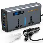 Vantro Car Power Inverter (12V-Silver)