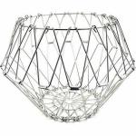 CIAZA Silver Stainless Steel Fruit and Vegetable Basket