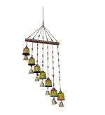 eGharonda Rajasthan Handcrafted Wind Chimes Door/ Wall Hangings (One Sided Bell)