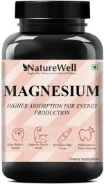 Naturewell Chelated Magnesium Glycinate Citrate Oxide Supplement Pro, 60 Capsules