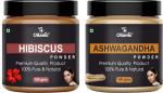 Oilanic 100 Percent Pure and Natural Hibiscus, Ashwagandha Powder 100 g (pack of 2)