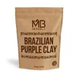 MB Herbals Brazilian Purple Clay 227g for Face Packs & Soap Making formulations