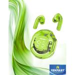 Tekfast Ultrapods Wireless LED Display in Ear TWS Earphone Crystal Transparent Bluetooth Headphone