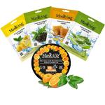 MasKing Beauty Facial Sheet Mask with Real extract of Lemon, Green Tea, Honey & Aloe Vera Ideal for Women & Men (Combo Pack of 4) | Diva Orange Nail Polish Remover 30 Round Pads (Pack of 1)
