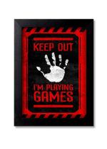 Blue Nexus Gaming Poster Wall Poster with Wall Frame Room Art Painting Collection A4 size 10x13