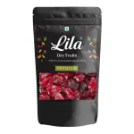 LILA DRY FRUITS Premium Californian Dried and Sweet Sliced Cranberries 100g Pouch Pack | Real dried fruit without Sugar | No added Preservatives | Healthy Sweet Treats | Dehydrated Superfood | Sliced Gluten Free, Vegan & Non GMO Fruit