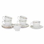 E - Ezra TABLE WARE SERVING TEA AND COFFEE CUP SAUCER SET