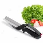 FRESTYQUE - Clever Cutter Kitchen Knife with Locking Hinge and Spring Action for Vegetable, Fruits and Meat | Food Chopper