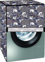 Delideal Washing machine cover fit most Samsung 8/6 Kg Front Loading Washer Dryer with Eco Bubble Technology, T Series WD80T604DBX/TL (Water-Dustproof Cover/Printed/Article DDWM22)