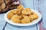 Ghotaram Twisted Khari Puff/Twists Khari/Croissants/Pretzel Puff Snack with a Unique and Delicious Taste||Traditional Indian Twist Khari Puff/Twisted Khari Pastry, Great for Tea Party-450g(150g*3Pac)