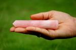 Jet International Rose Quartz Obelisk Tower Gemstone