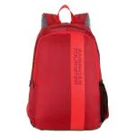 American Tourister Backpack For Men Women| WAVE Polyester Backpack| Travel Backpack For Women Girls| College Bag For Boys Men| School Bag| Casual Bag, 24 Liters, Red