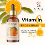 SISU Vitamin C Serum for Skin Brightening, UV Damage and Glow  (30 ml) Pack of 2