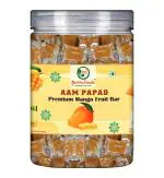 Nutriefoods Aam Papad | 100% Natural Fruit Pulp | Premium Mango Fruit Bar, Mango Toffee (400g)