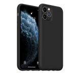 CAPO | Silicon Back Covers | Compatible for iPhone 11 Pro Max | (6.5 inches) (Black)