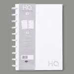 Navneet HQ| EZEE Disc Notebook White PP cover| Luxury Notebook with Thick Paper| Single Line| B5 Size - 25 cm x17 cm| 120 Pages