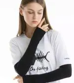 Roniks Nylon Arm Sleeve For Boys & Girls (Free, Black)