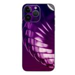 GADGETSWRAP Printed Vinyl Skin Sticker for Apple iPhone 14 Pro Max - Purple Layers